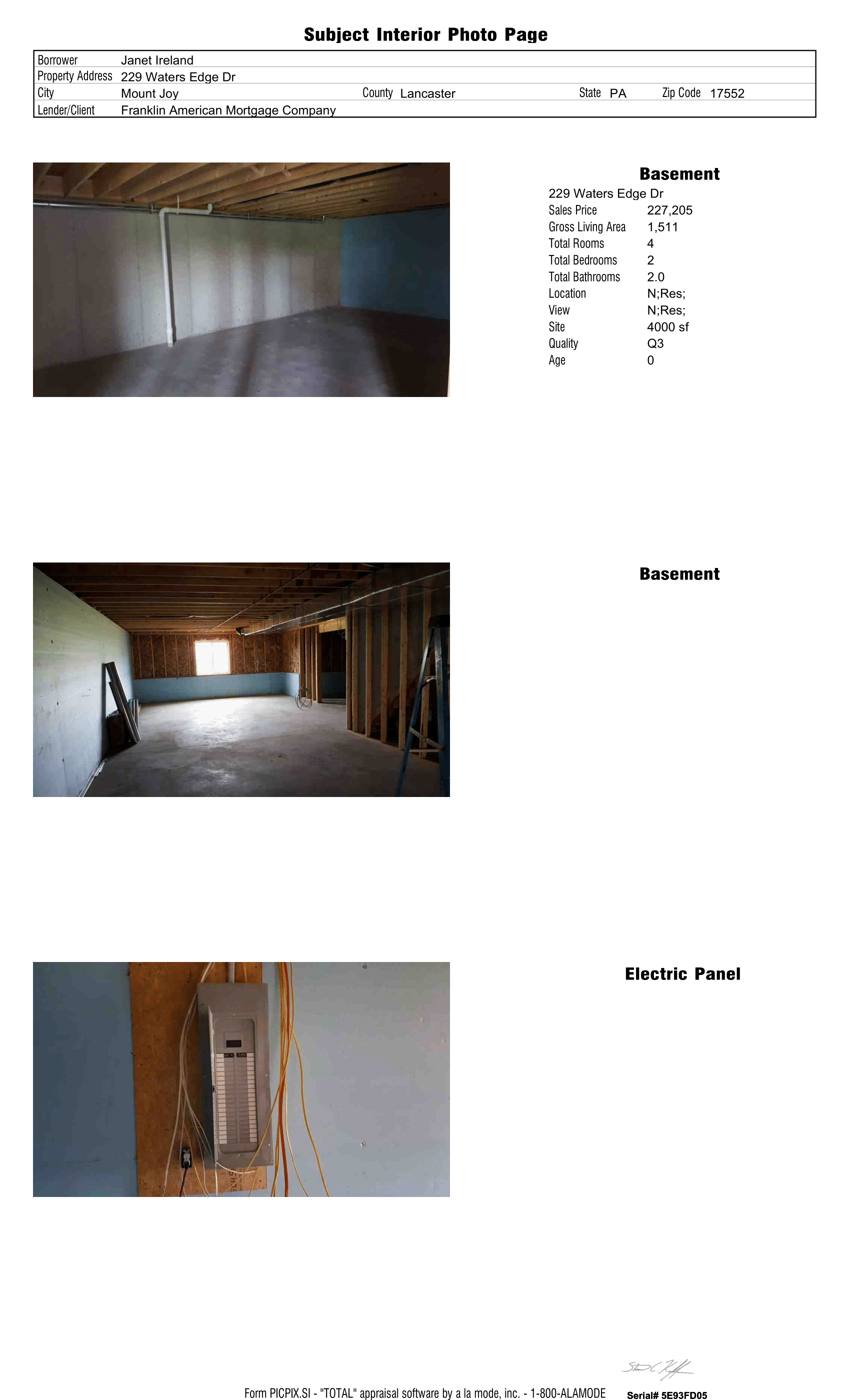 Copy of Appraisal for 229 Waters Edge