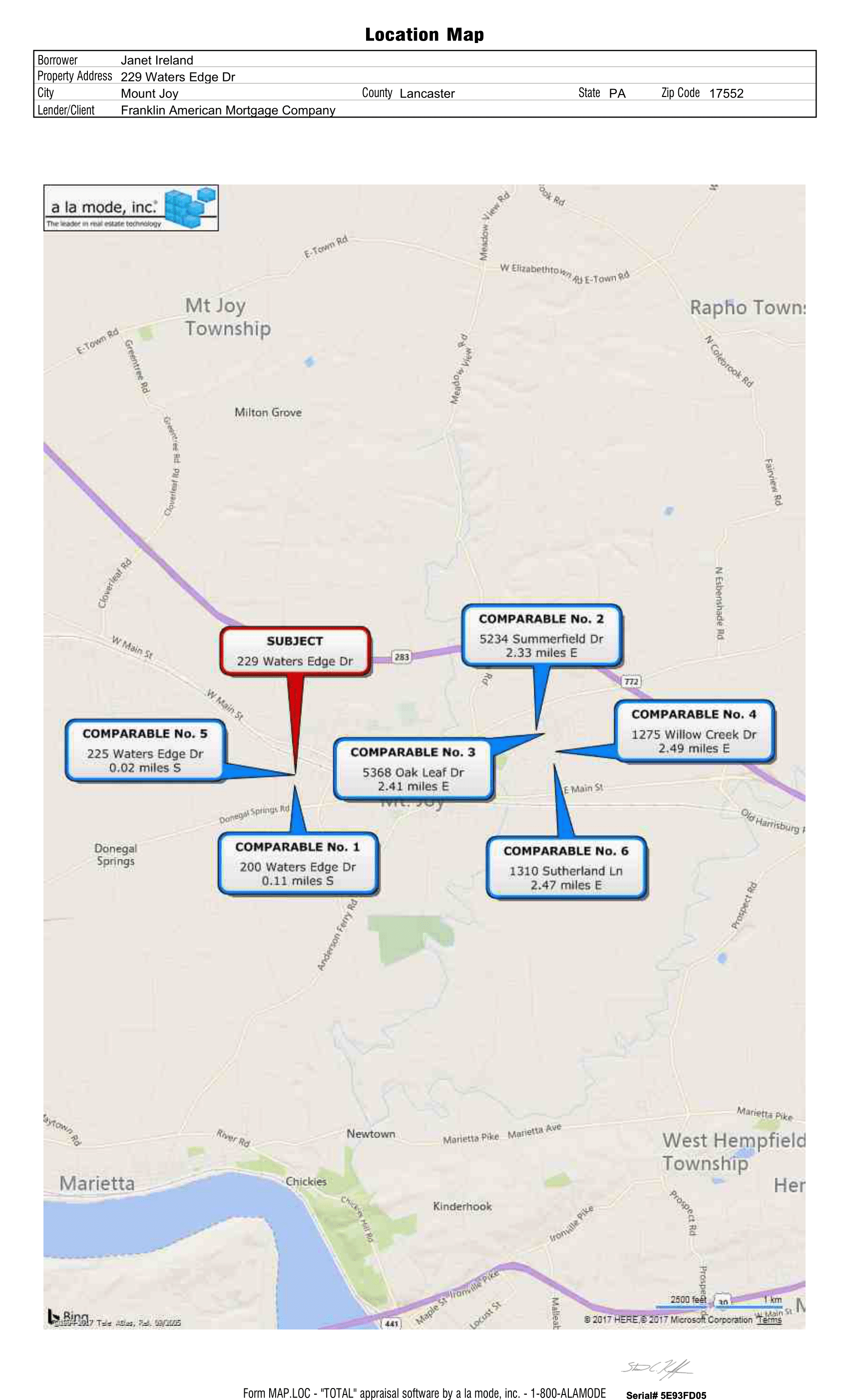 Copy of Appraisal for 229 Waters Edge