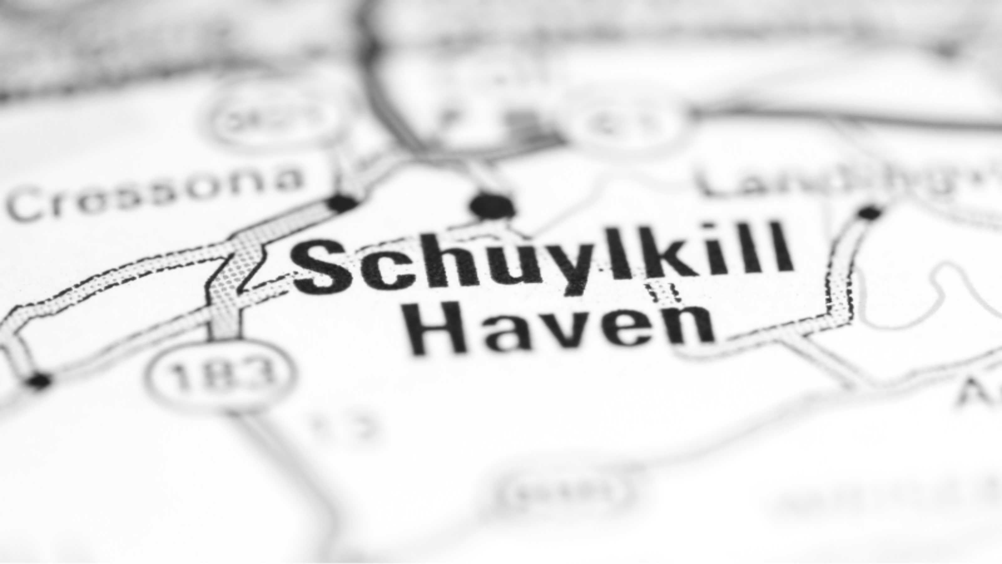 schuylkill-haven map image  